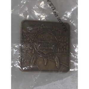 Harley Owners Group Brass Florida 2004  State Rally Pin Biker Vest M2